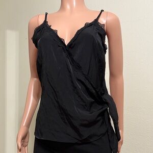 Blu Pepper Black Lace Detail Chemise